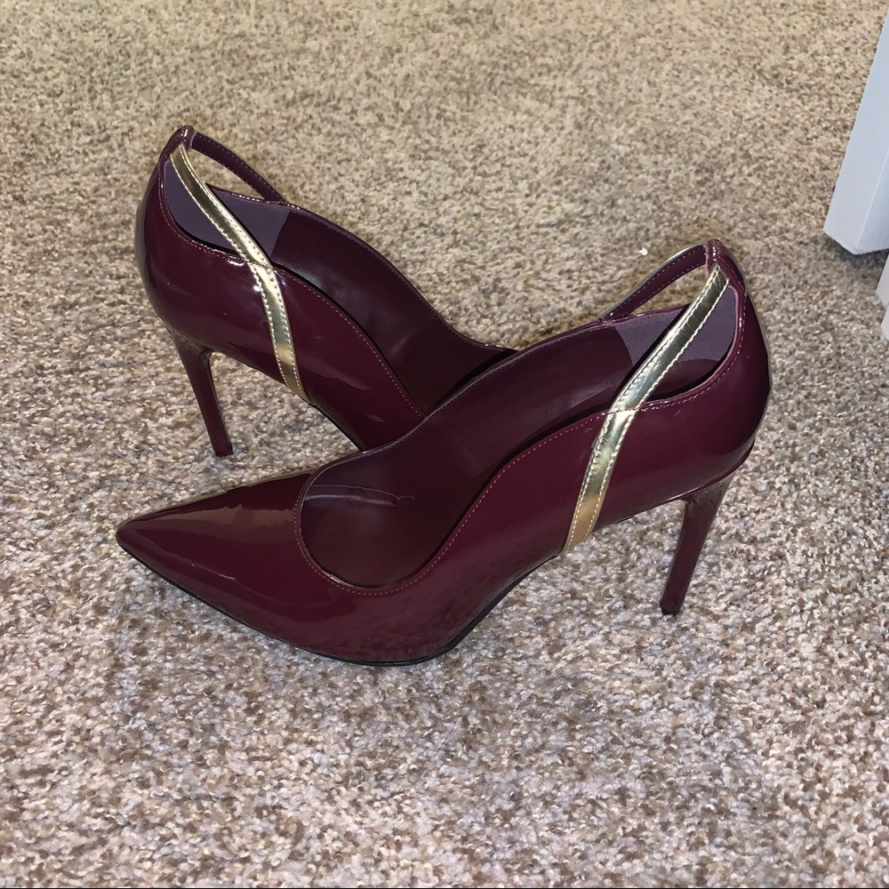Burgundy Pumps